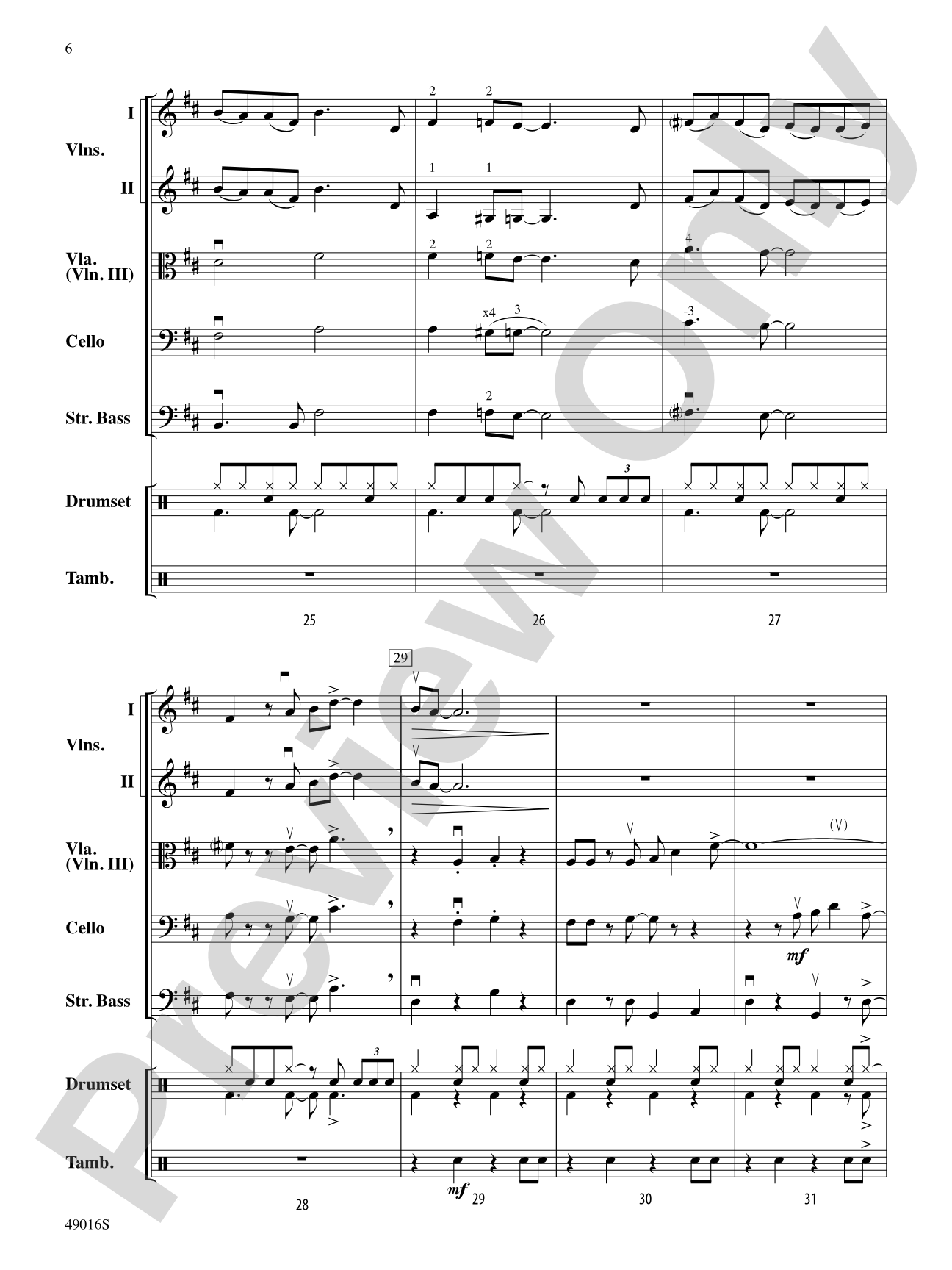 It's All Right: Flexible String Ensemble Conductor Score & Parts
