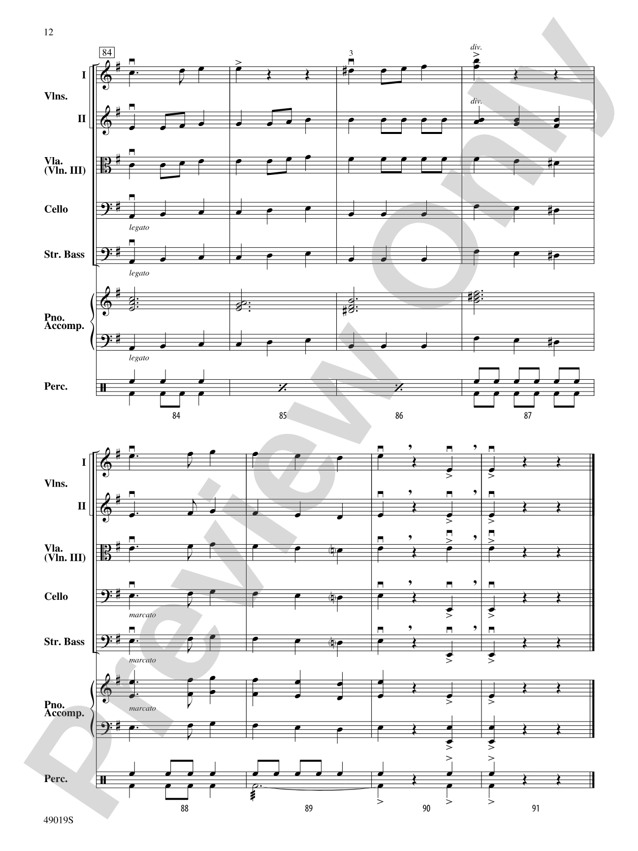 Camelot Quest: Flexible String Ensemble Conductor Score & Parts