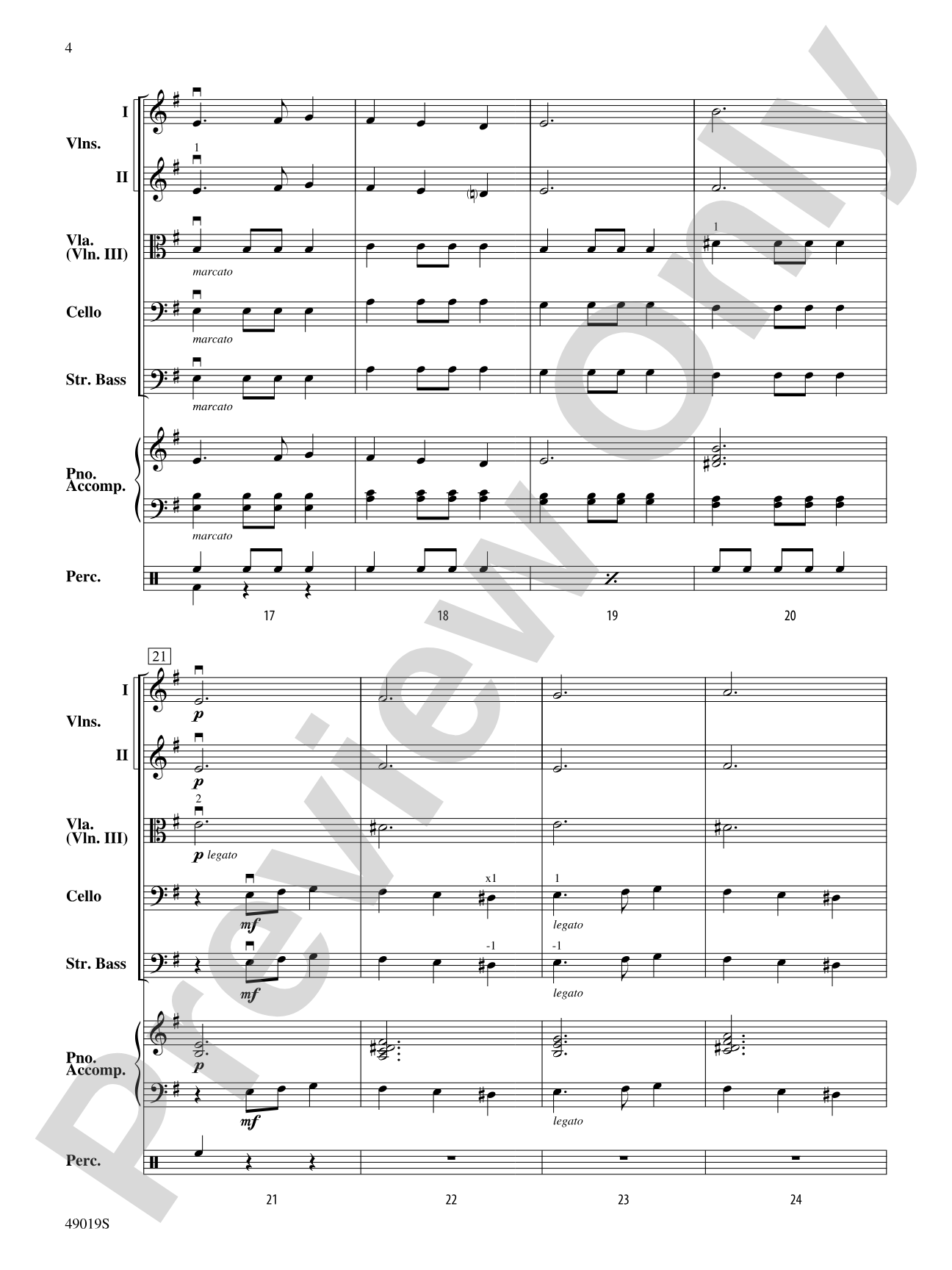 Camelot Quest: Flexible String Ensemble Conductor Score & Parts