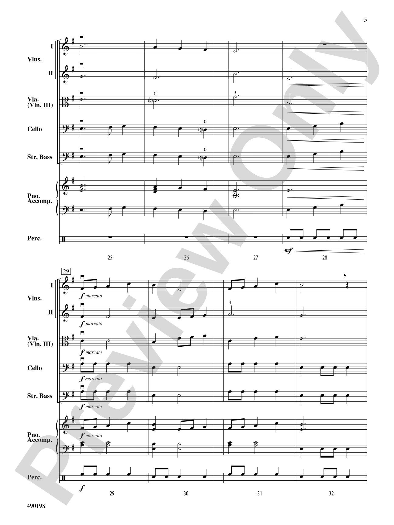 Camelot Quest: Flexible String Ensemble Conductor Score & Parts