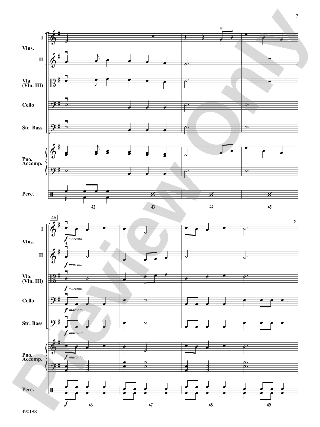 Camelot Quest: Flexible String Ensemble Conductor Score & Parts