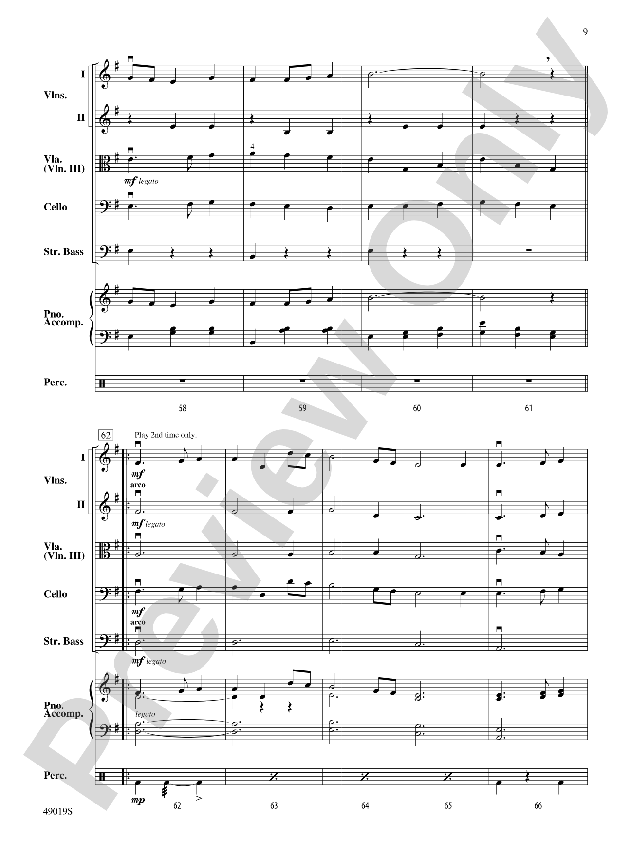 Camelot Quest: Flexible String Ensemble Conductor Score & Parts