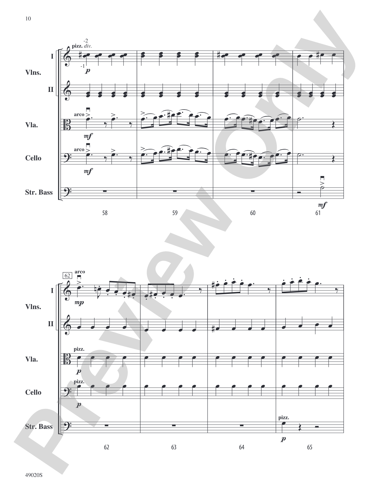 March of the Little Lead Soldiers: String Orchestra Conductor Score & Parts