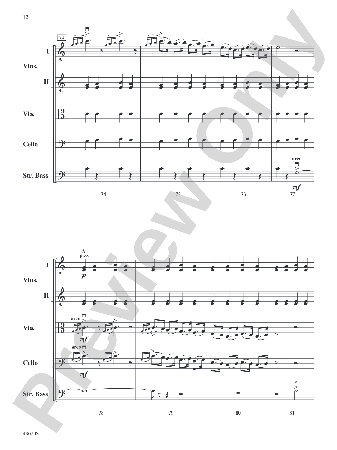 March of the Little Lead Soldiers: String Orchestra Conductor Score & Parts