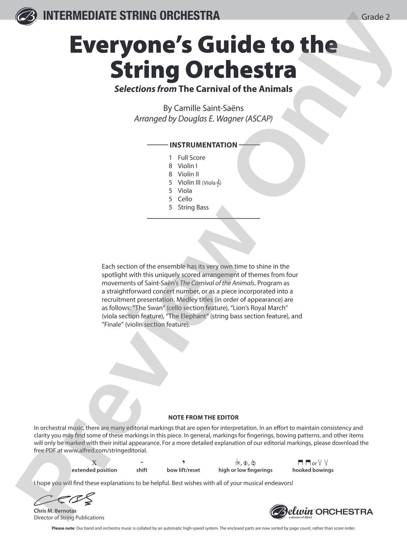 Everyone's Guide to the String Orchestra: String Orchestra Conductor Score & Parts