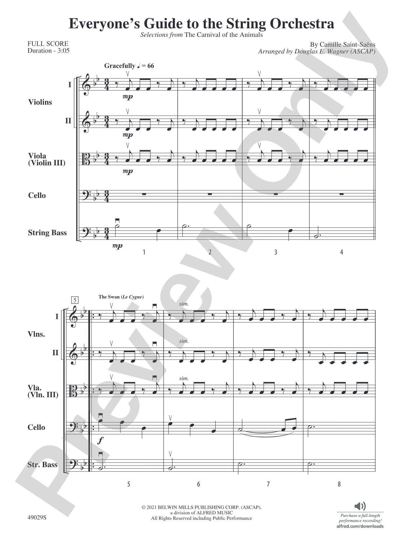 Everyone's Guide to the String Orchestra: String Orchestra Conductor Score & Parts