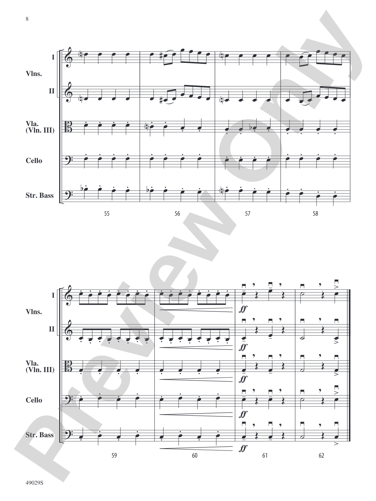 Everyone's Guide to the String Orchestra: String Orchestra Conductor Score & Parts