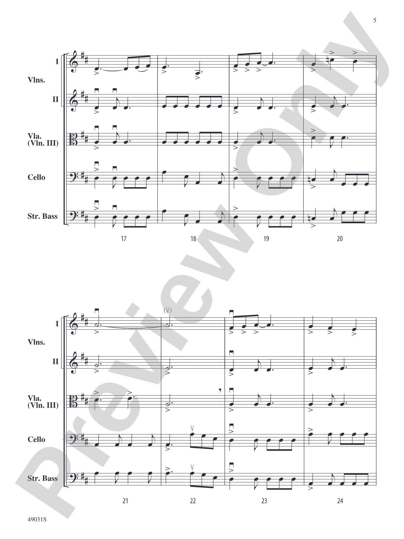 Into the Stars: String Orchestra Conductor Score & Parts