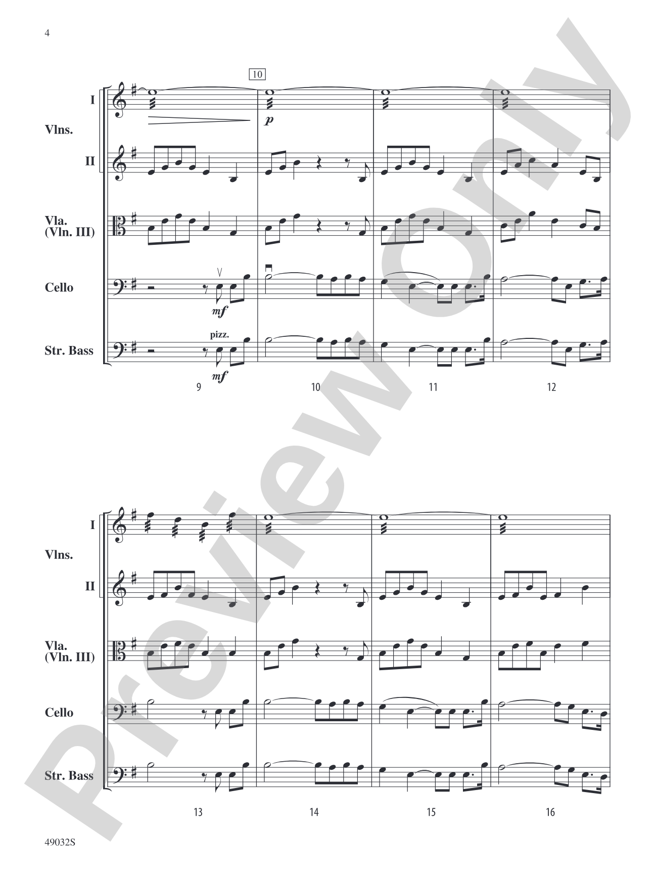 Wayfaring Stranger: Score