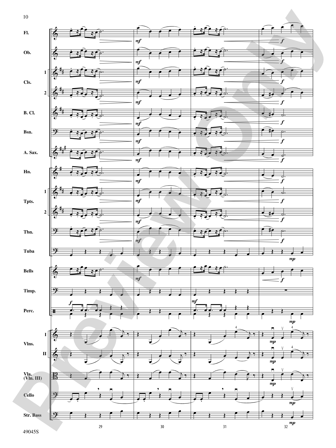 Symphony No. 6: Full Orchestra Conductor Score & Parts