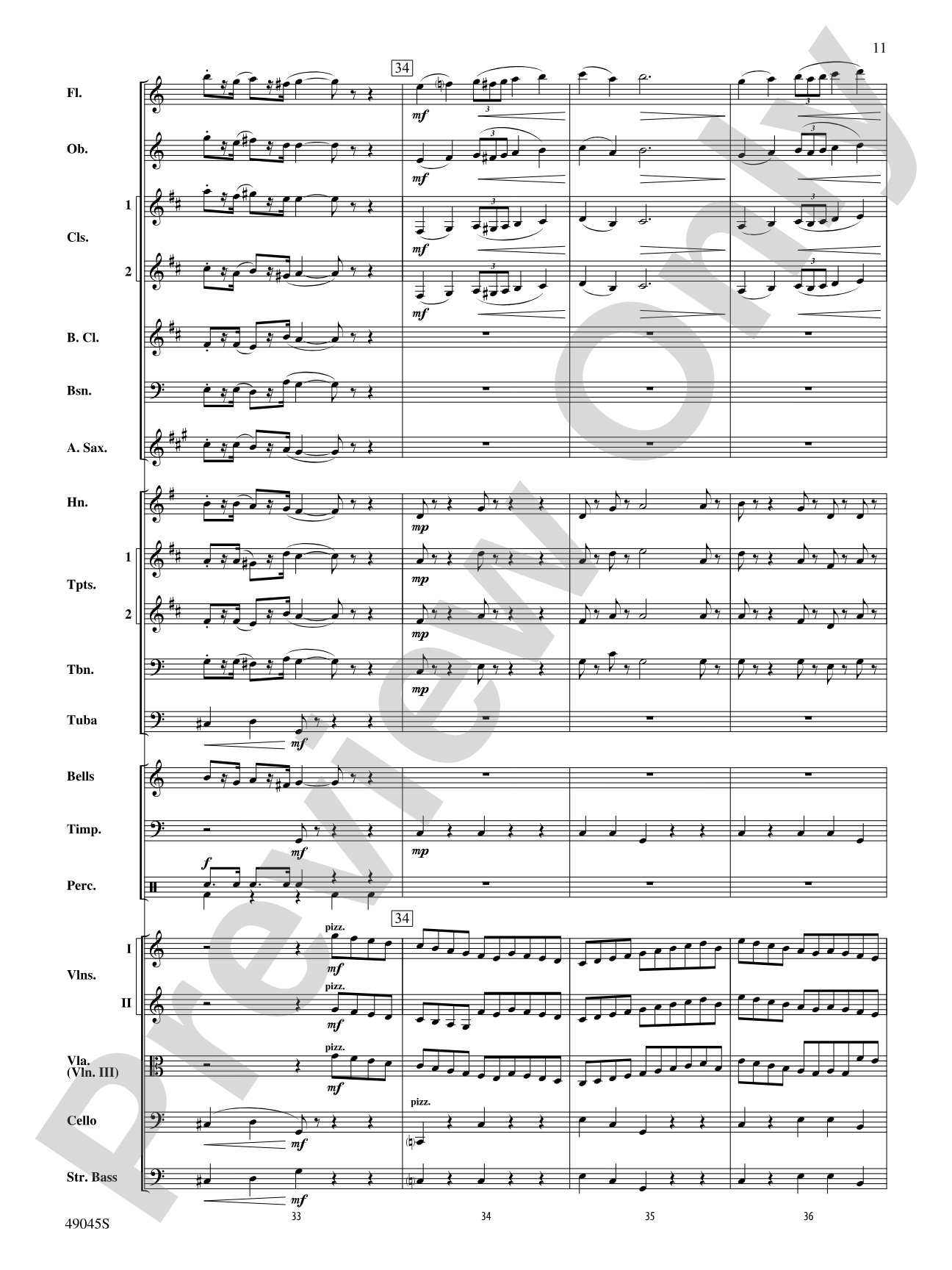 Symphony No. 6: Full Orchestra Conductor Score & Parts