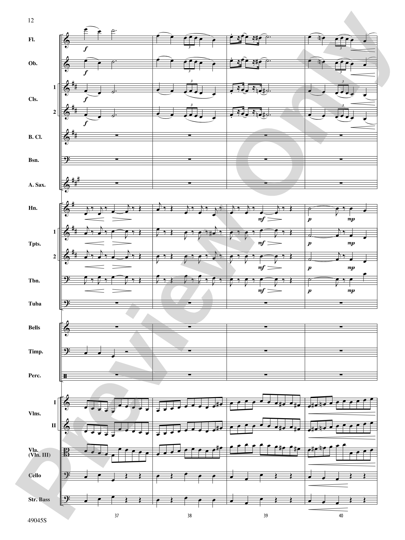 Symphony No. 6: Full Orchestra Conductor Score & Parts
