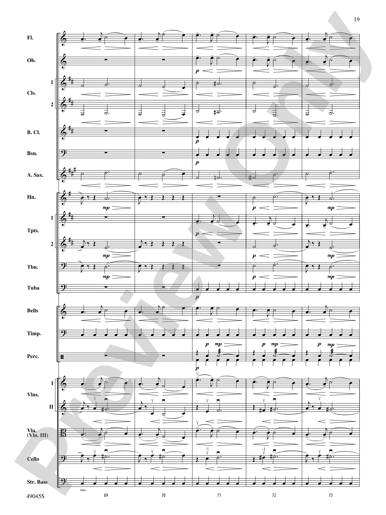 Symphony No. 6: Full Orchestra Conductor Score & Parts