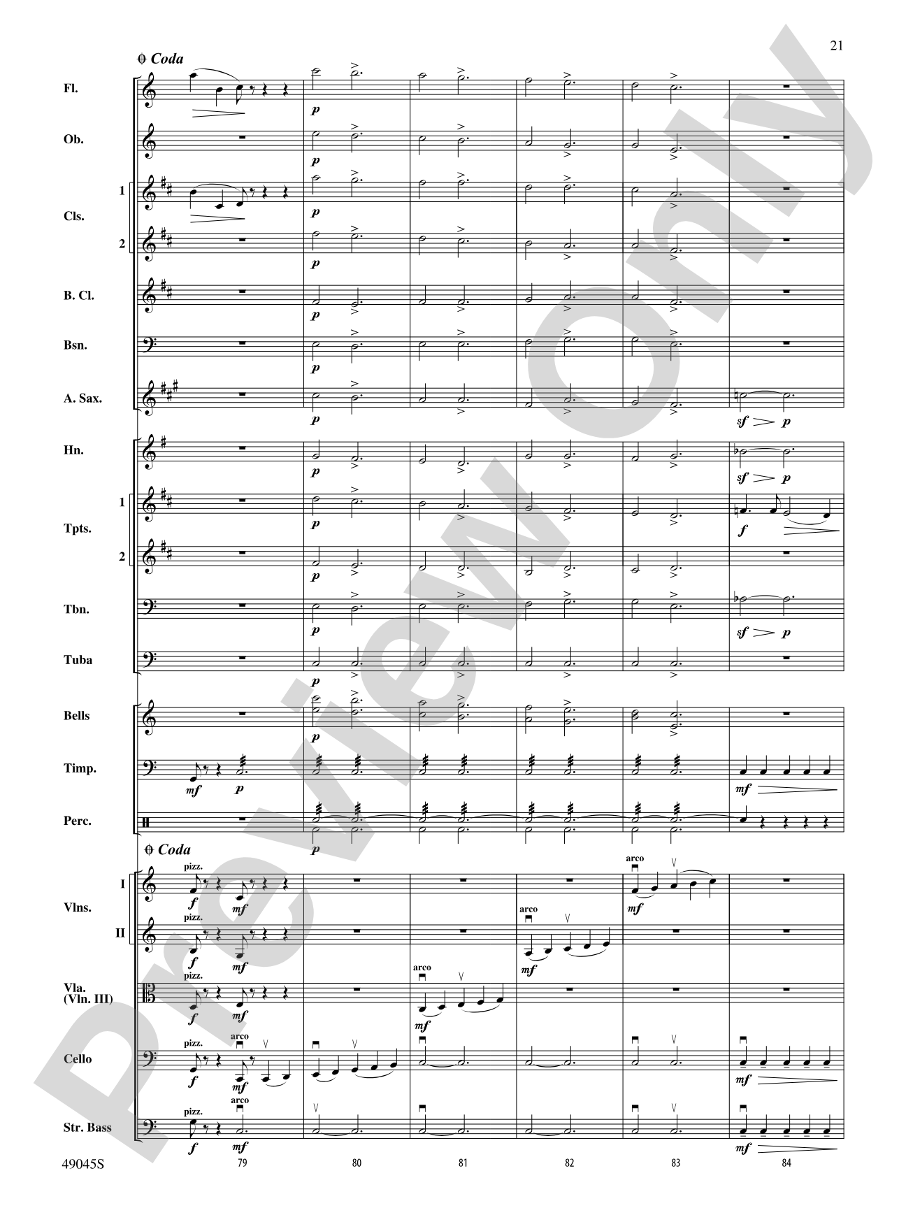 Symphony No. 6: Full Orchestra Conductor Score & Parts