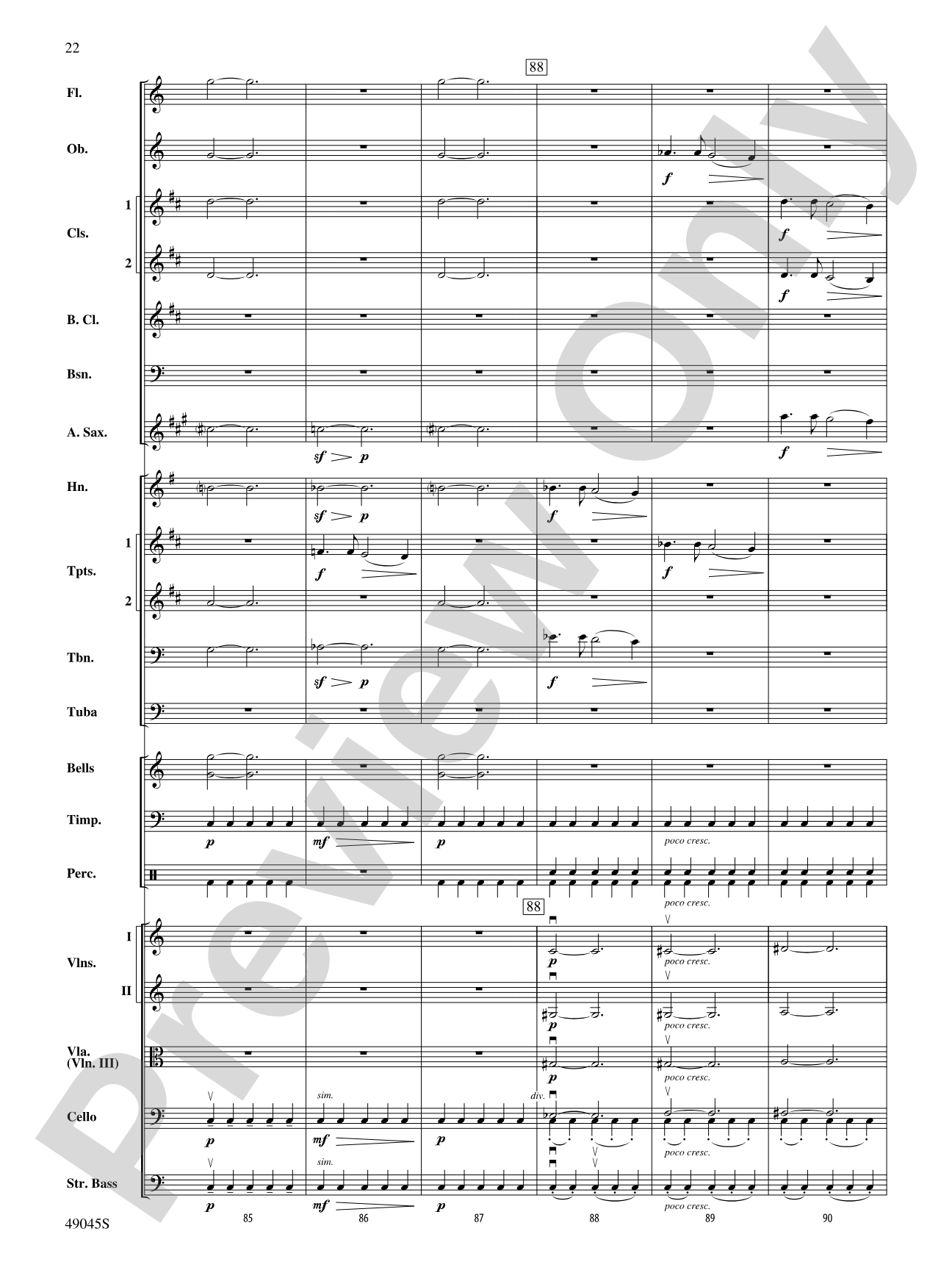 Symphony No. 6: Full Orchestra Conductor Score & Parts