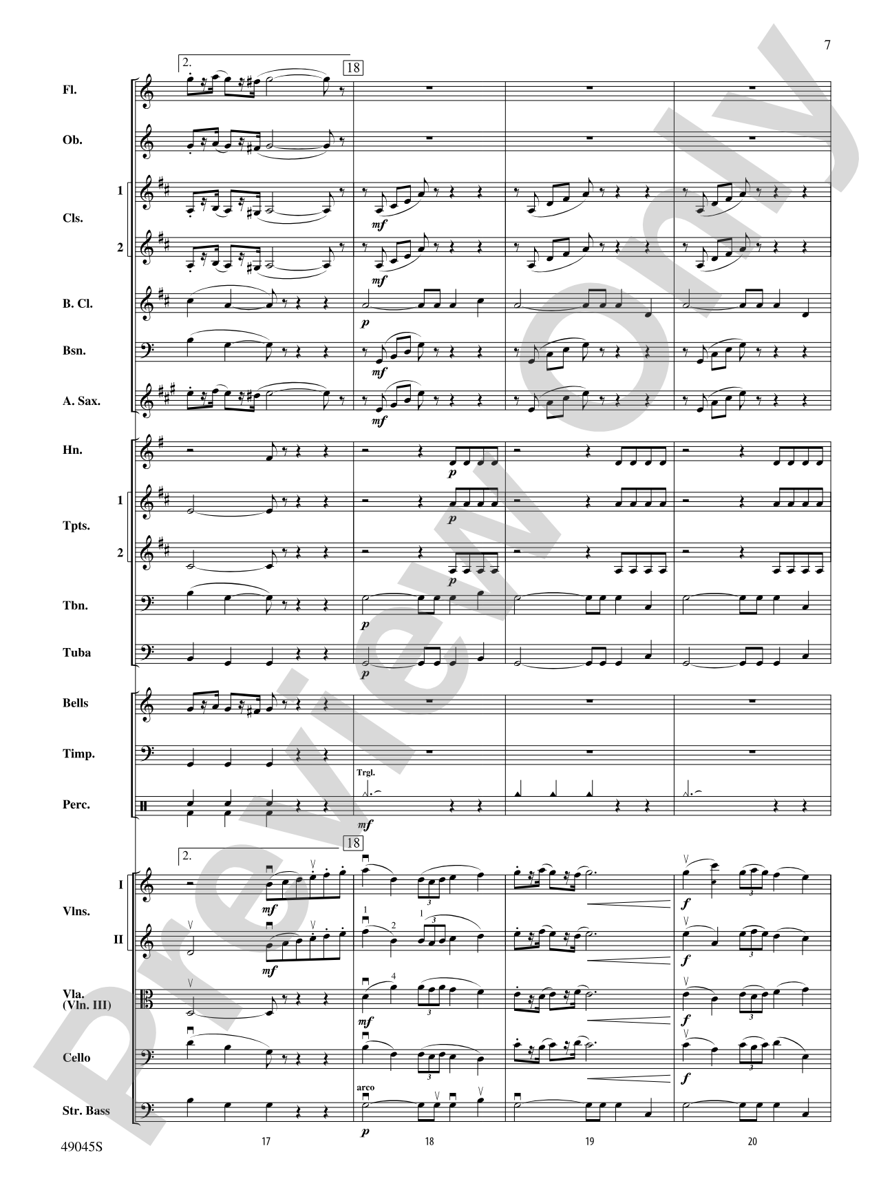Symphony No. 6: Full Orchestra Conductor Score & Parts