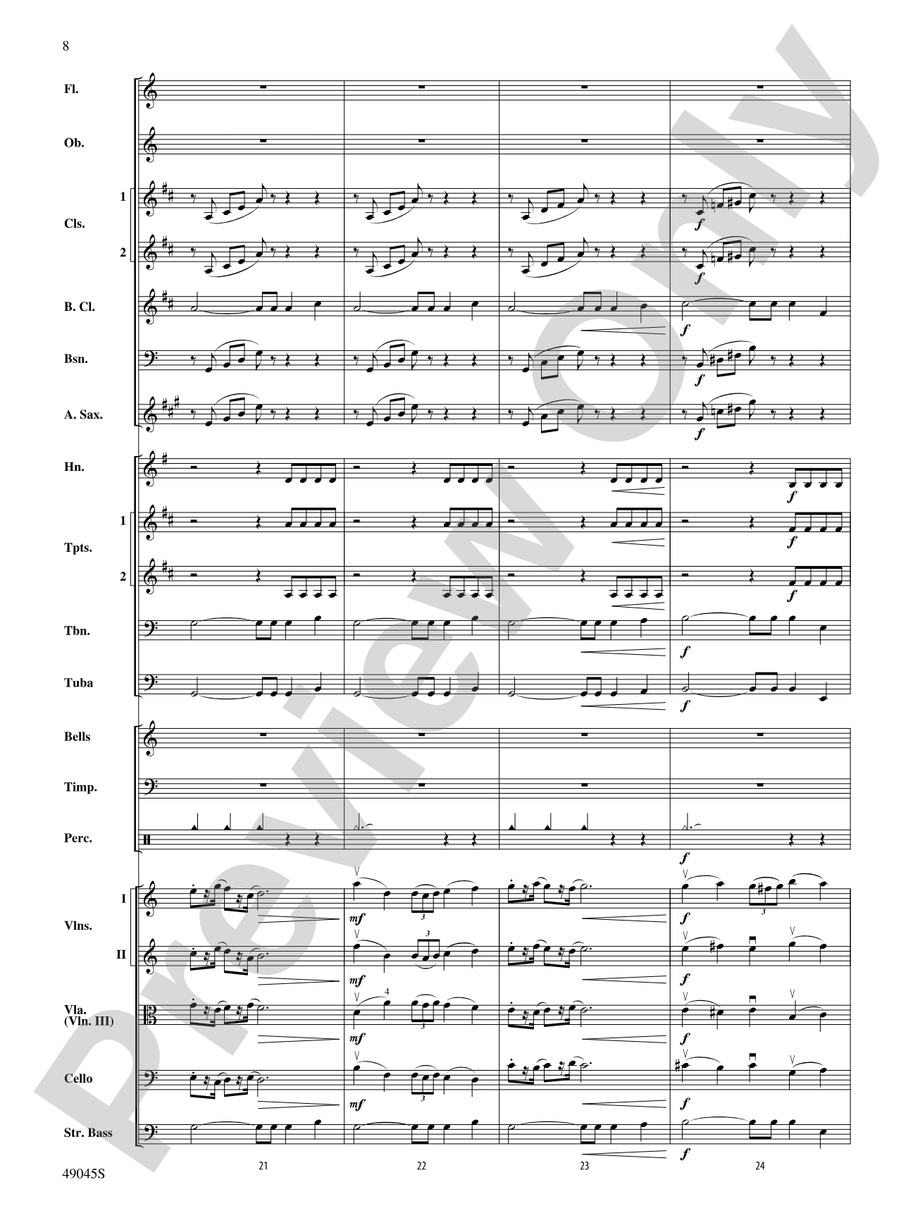 Symphony No. 6: Full Orchestra Conductor Score & Parts