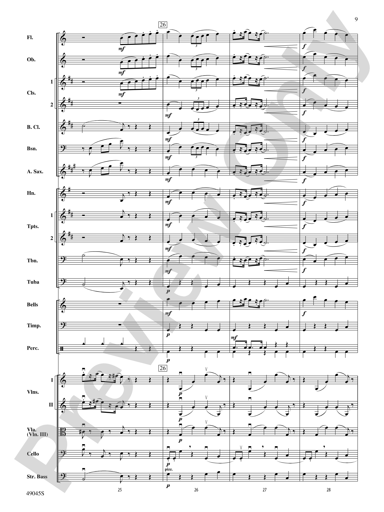 Symphony No. 6: Full Orchestra Conductor Score & Parts