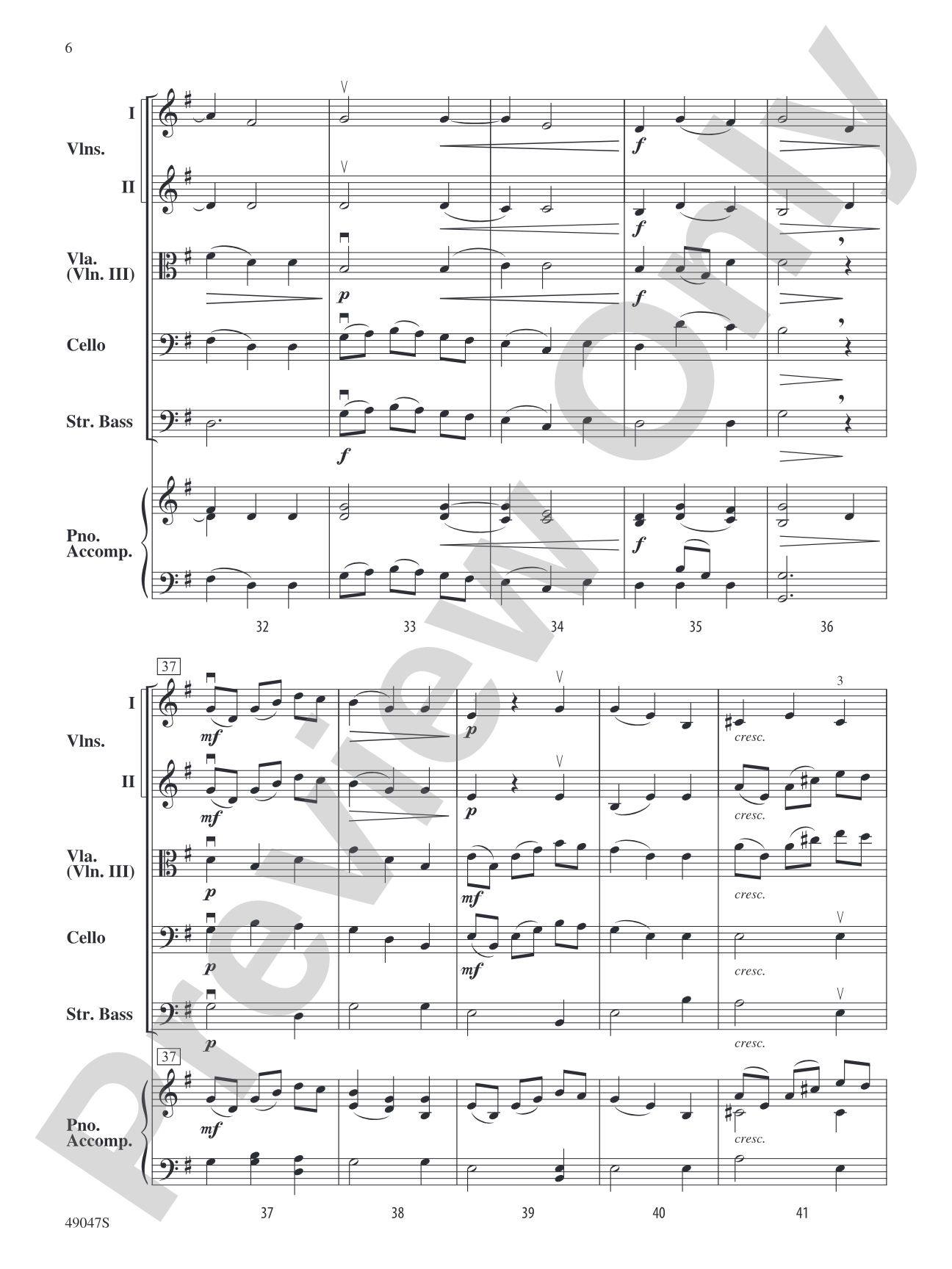 The Ash Grove: Flexible String Ensemble Conductor Score & Parts