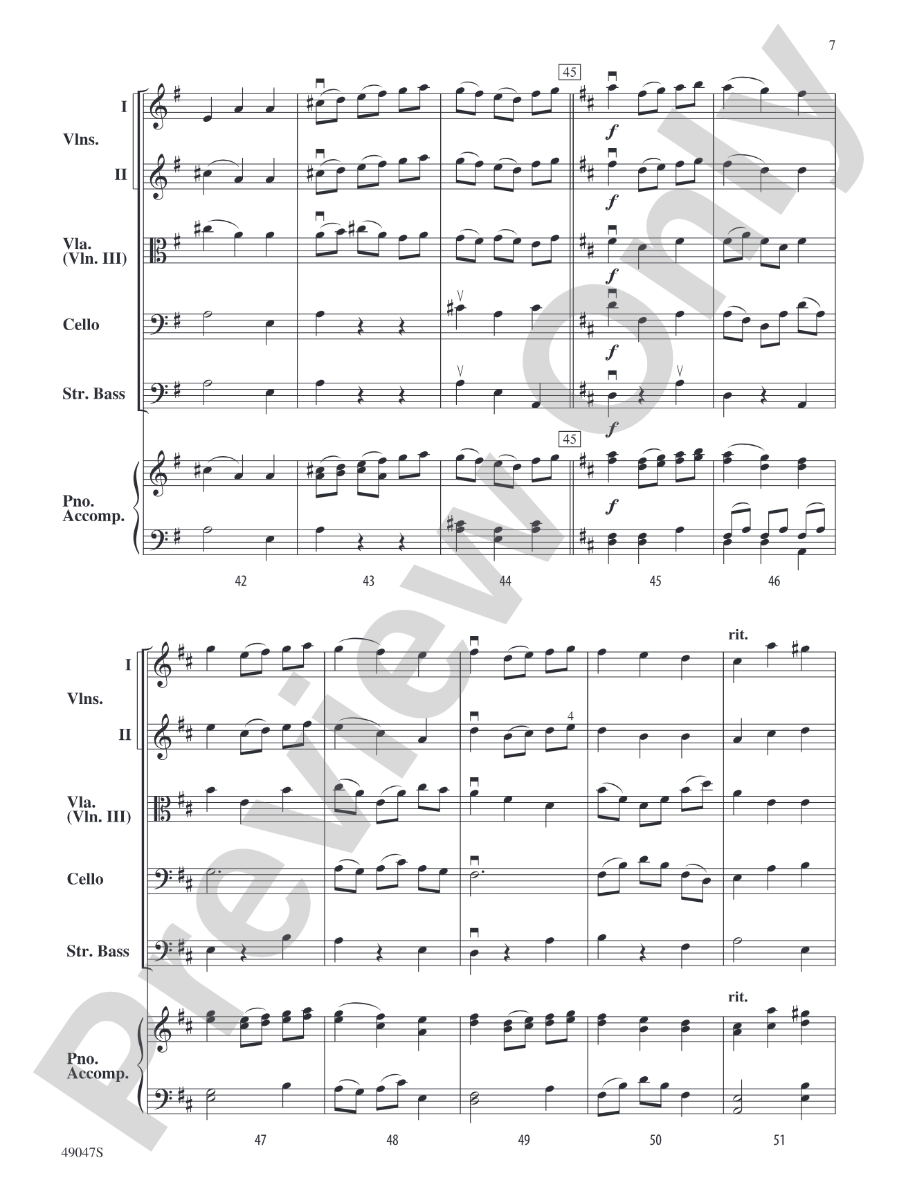 The Ash Grove: Flexible String Ensemble Conductor Score & Parts