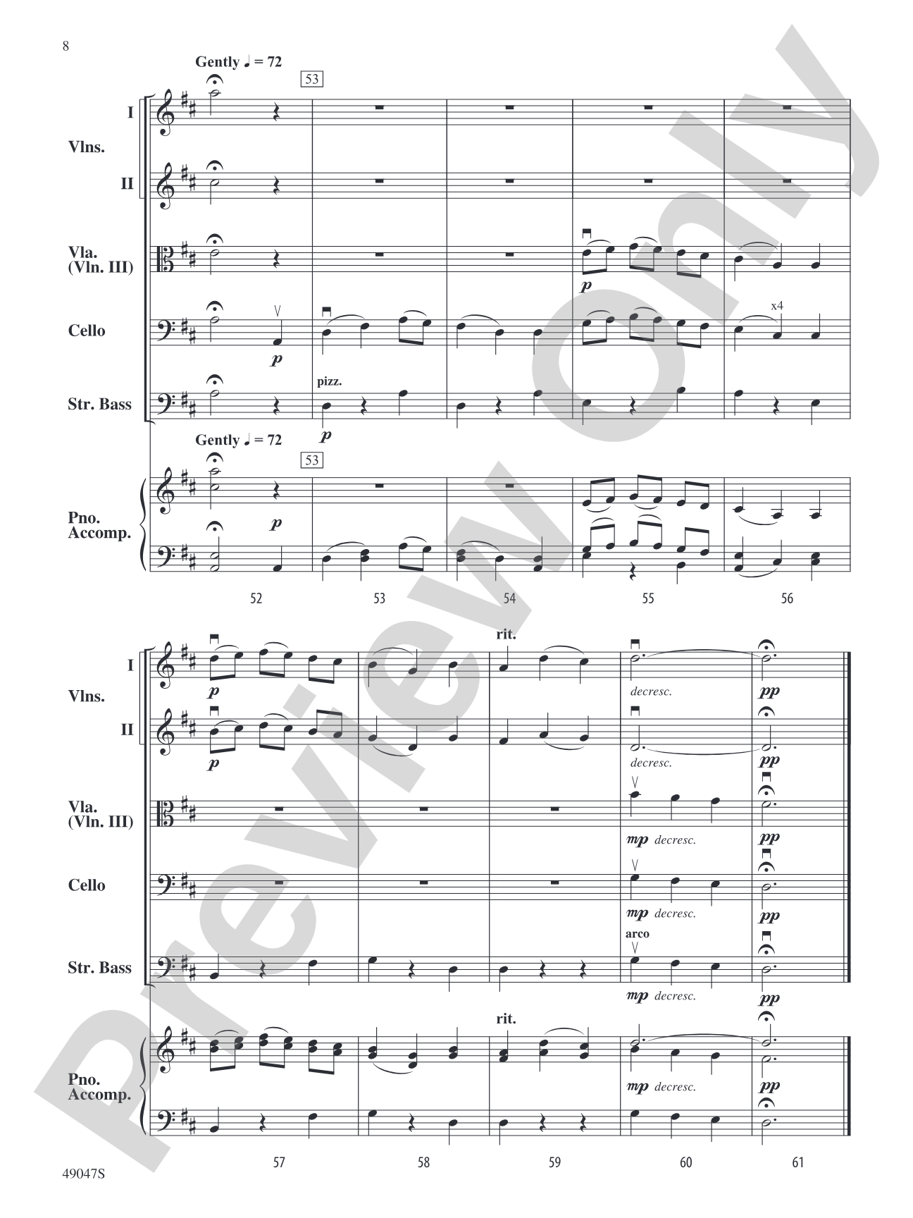 The Ash Grove: Flexible String Ensemble Conductor Score & Parts