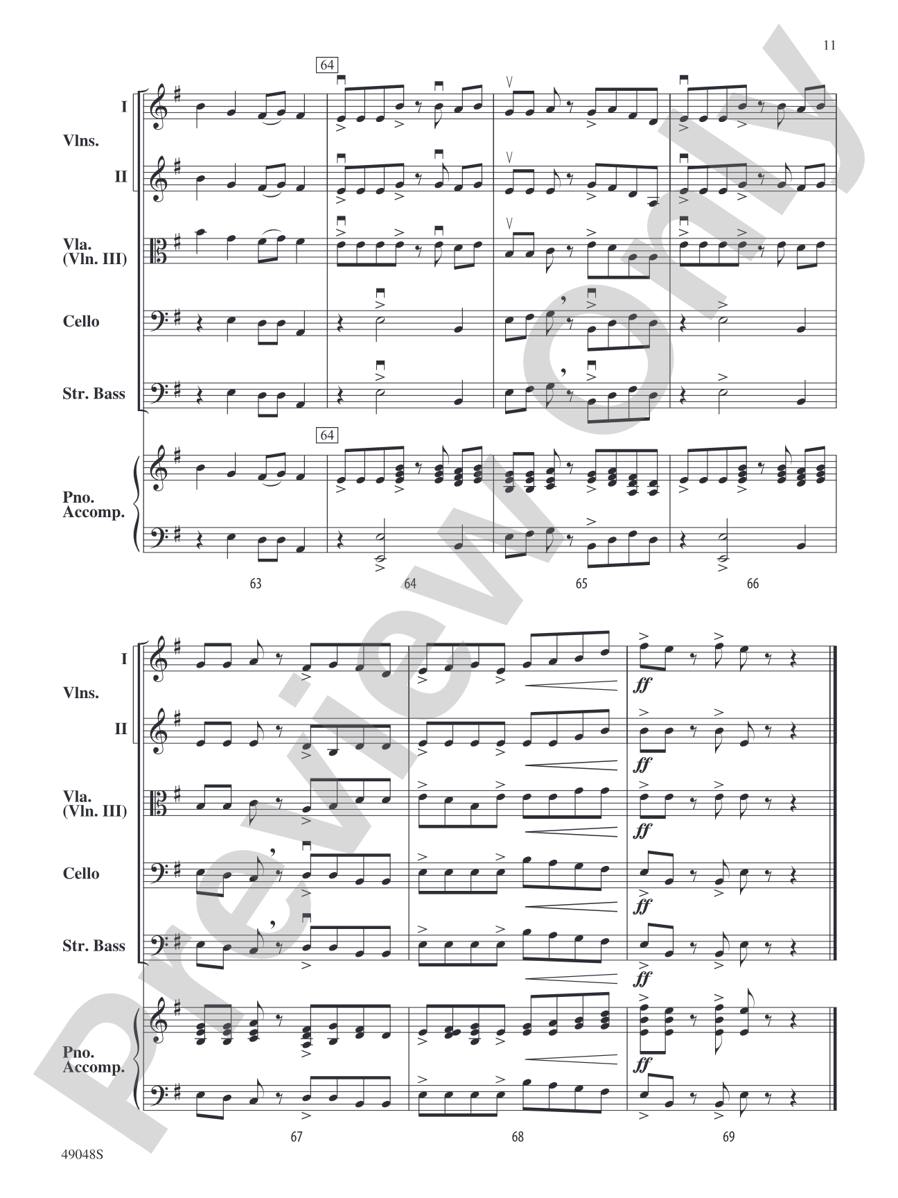 Anaconda: Flexible String Ensemble Conductor Score & Parts