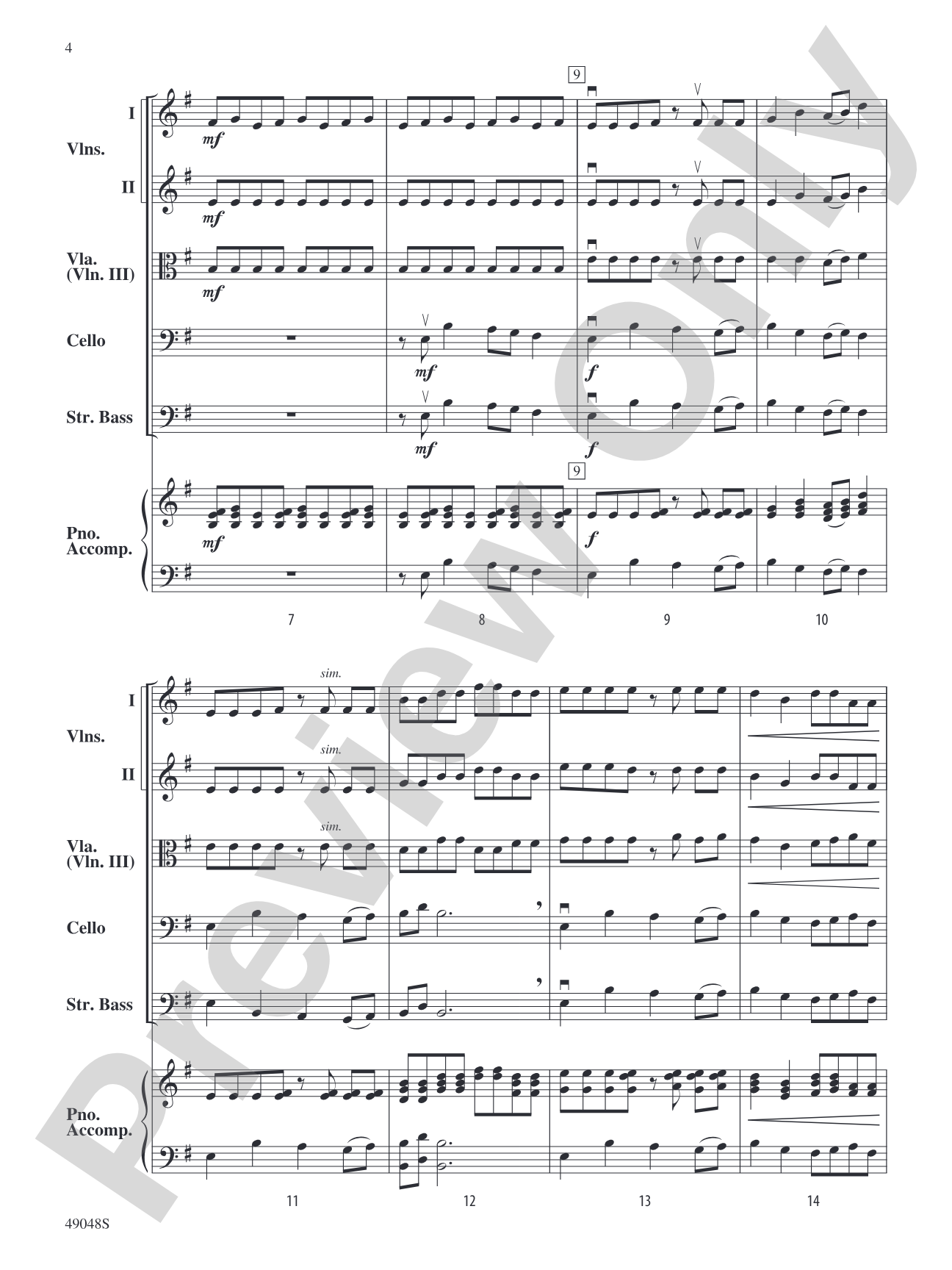 Anaconda: Flexible String Ensemble Conductor Score & Parts