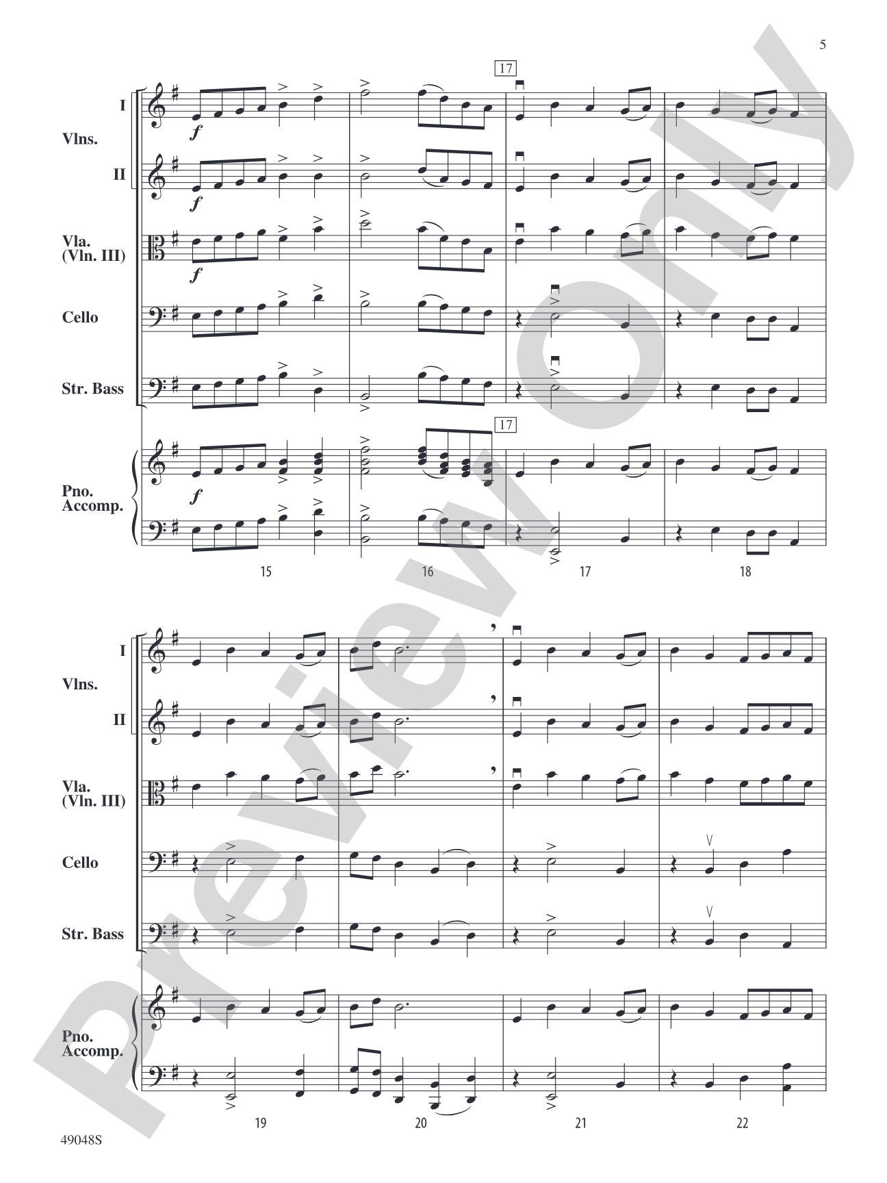 Anaconda: Flexible String Ensemble Conductor Score & Parts