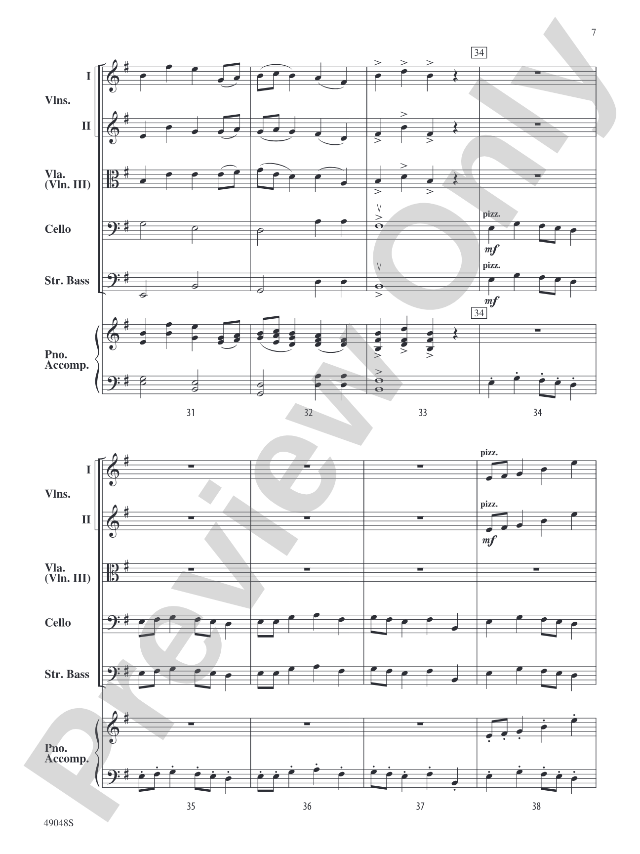 Anaconda: Flexible String Ensemble Conductor Score & Parts