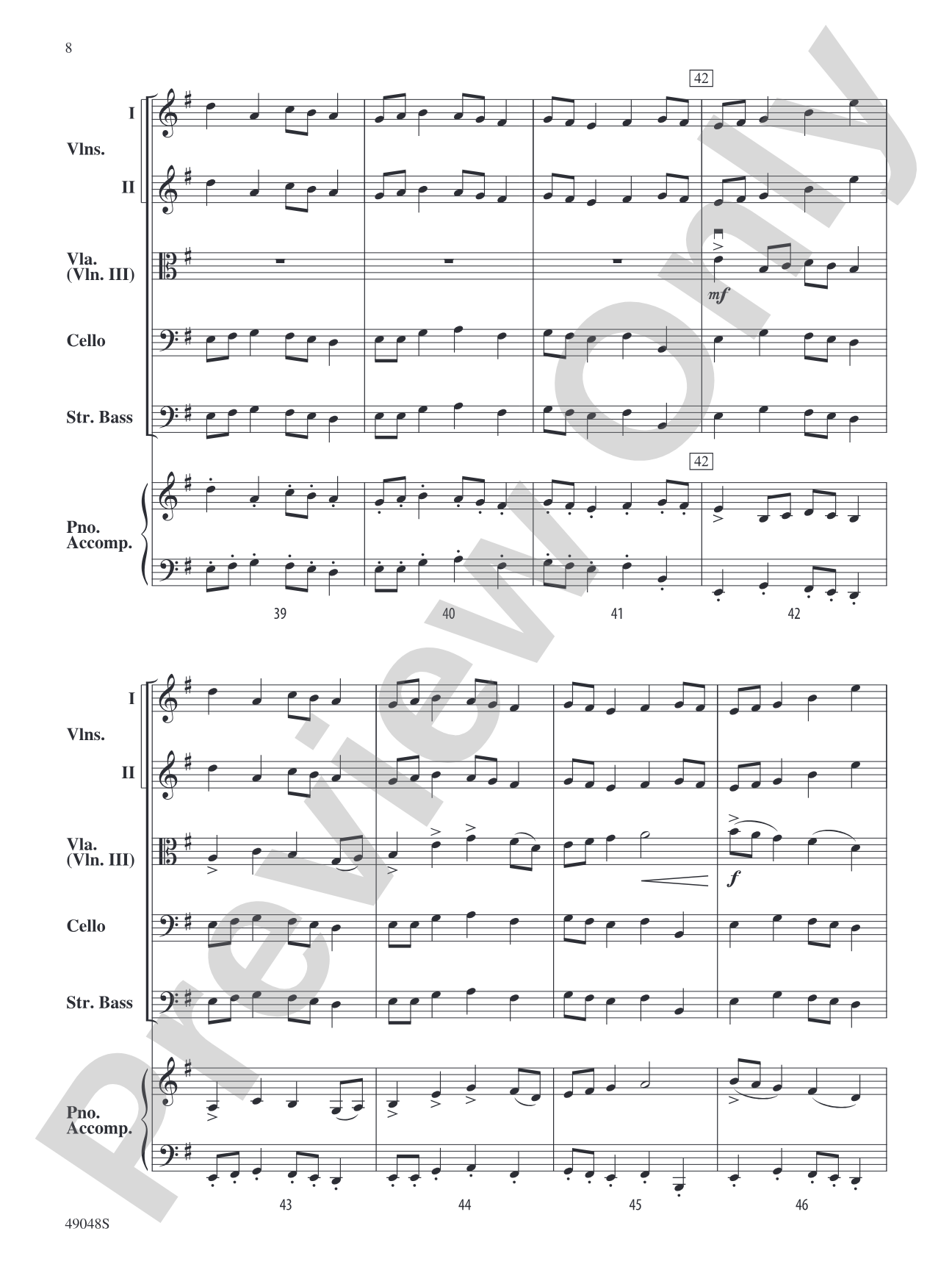 Anaconda: Flexible String Ensemble Conductor Score & Parts