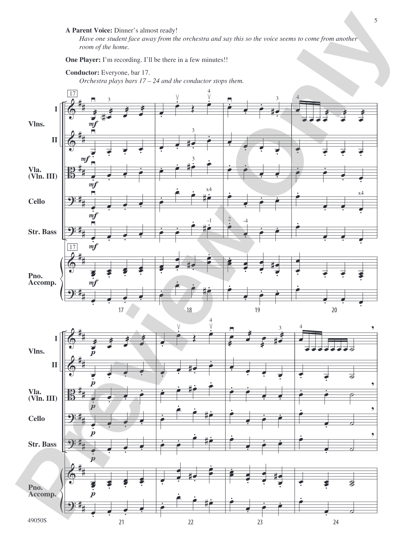 Zoomies, a Virtual Concert: String Orchestra Conductor Score & Parts