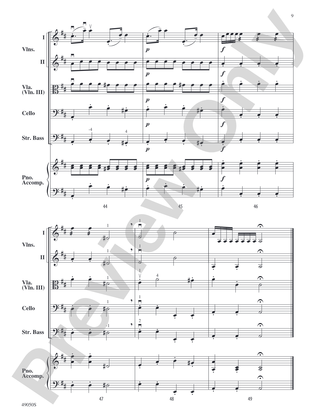 Zoomies, a Virtual Concert: String Orchestra Conductor Score & Parts