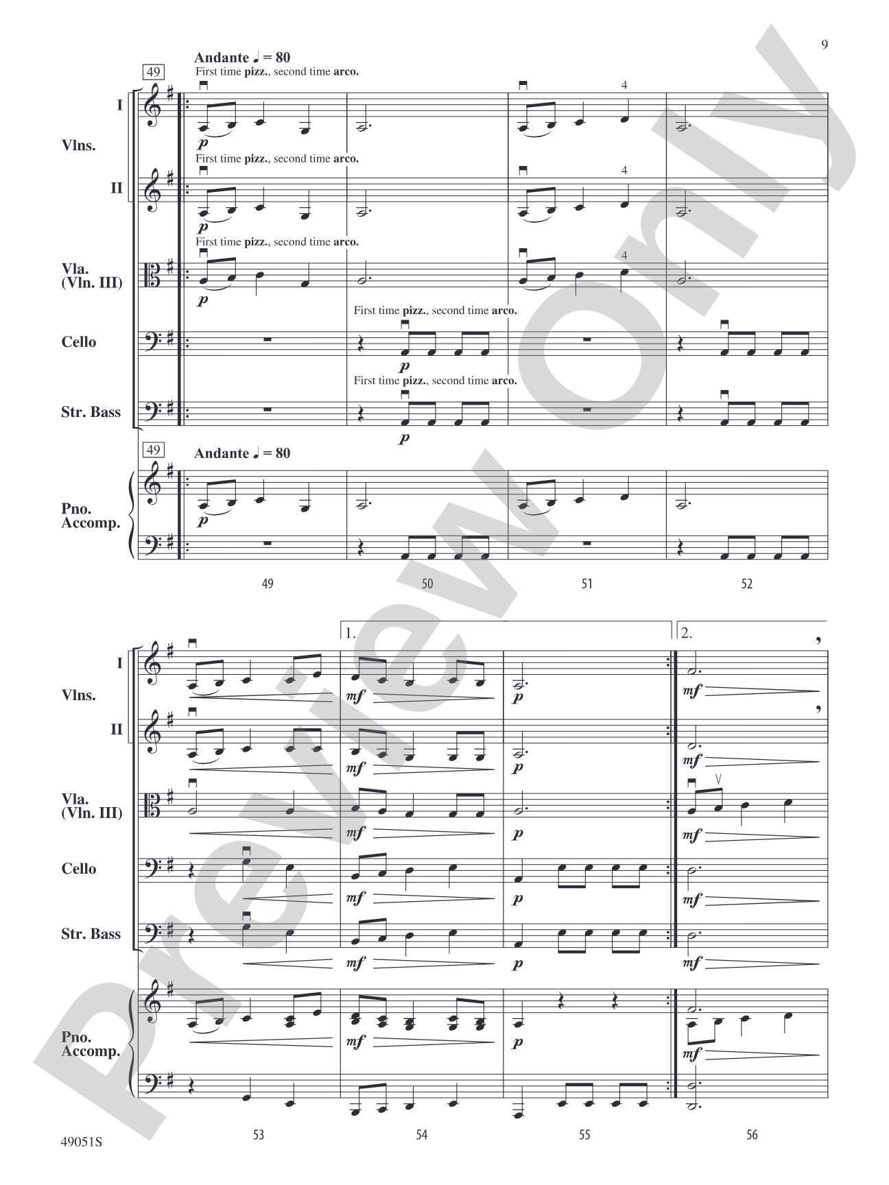 G Force: Flexible String Ensemble Conductor Score & Parts