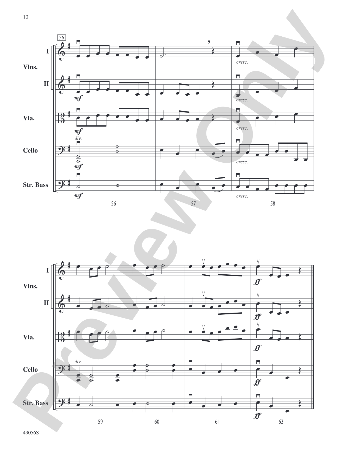 Apache Peak: Flexible String Ensemble Conductor Score & Parts