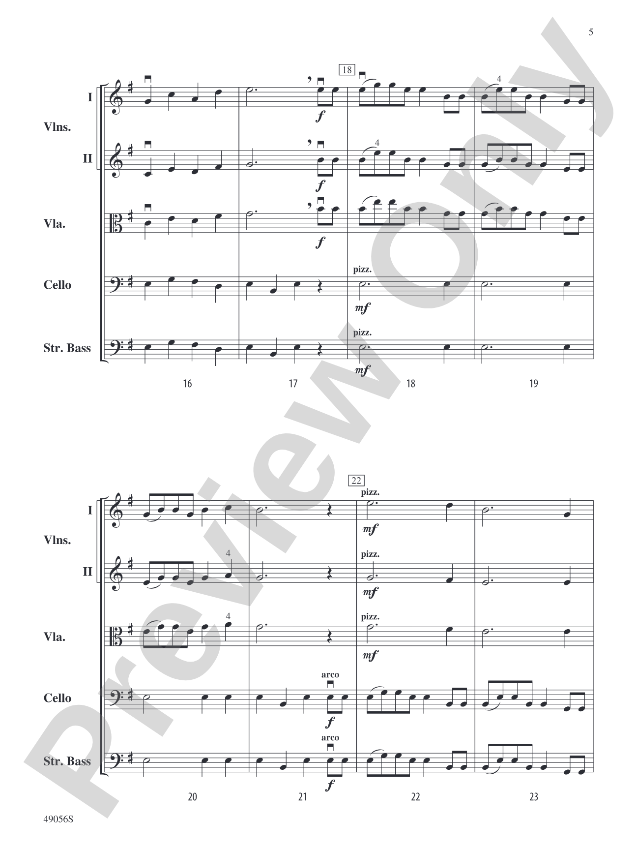 Apache Peak: Flexible String Ensemble Conductor Score & Parts