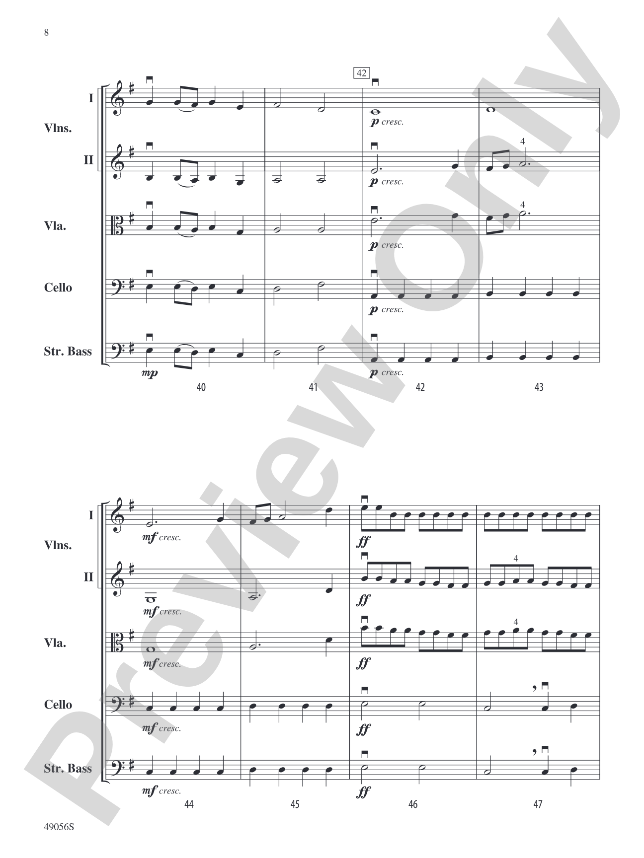 Apache Peak: Flexible String Ensemble Conductor Score & Parts