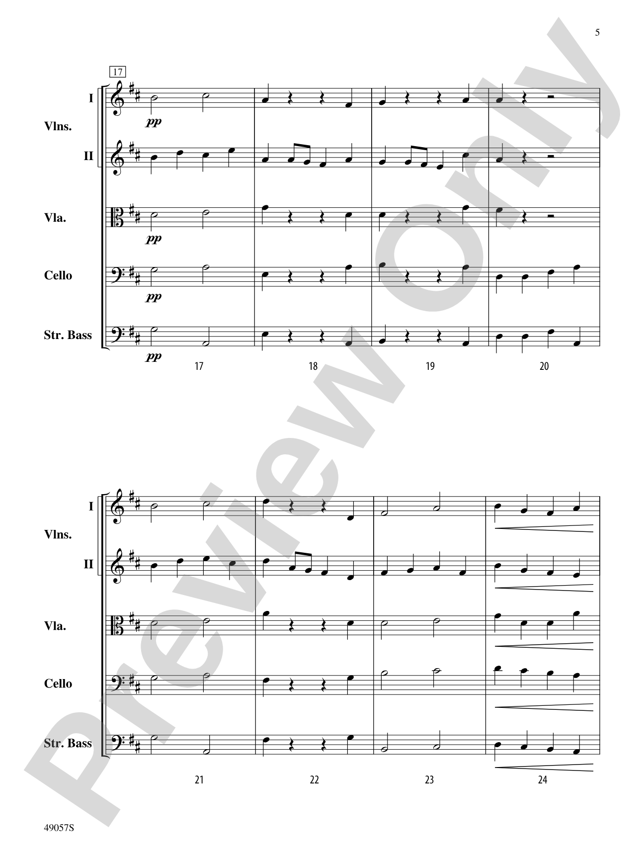 Esprit de Corps: String Orchestra Conductor Score & Parts