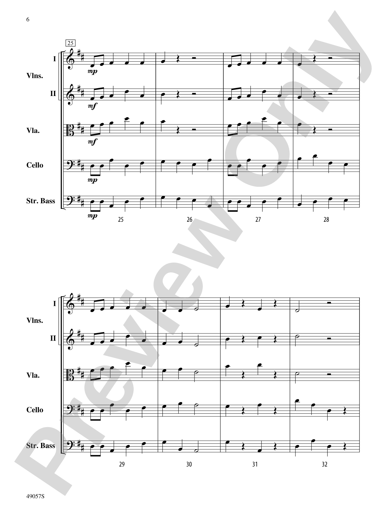 Esprit de Corps: String Orchestra Conductor Score & Parts