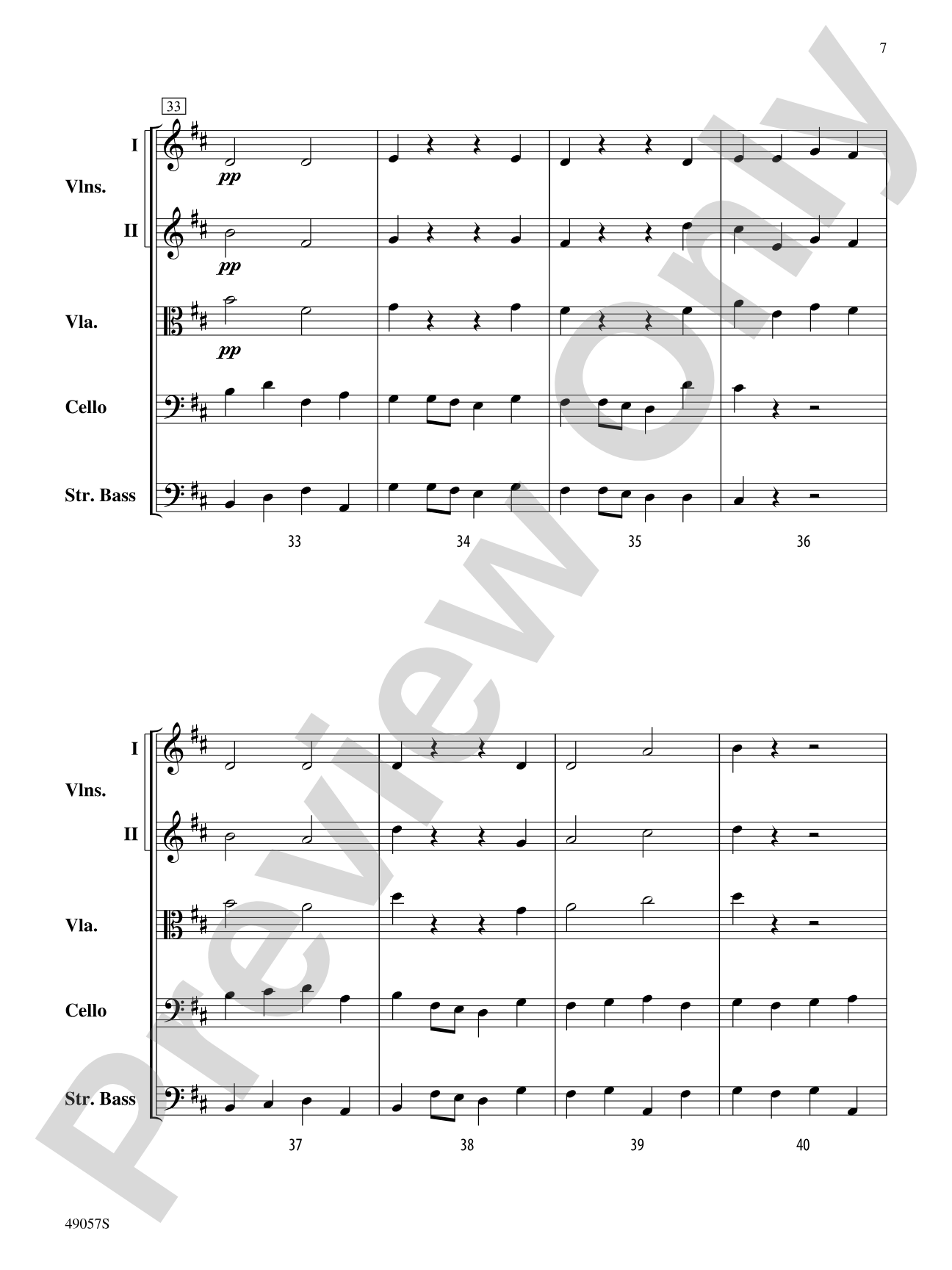 Esprit de Corps: String Orchestra Conductor Score & Parts