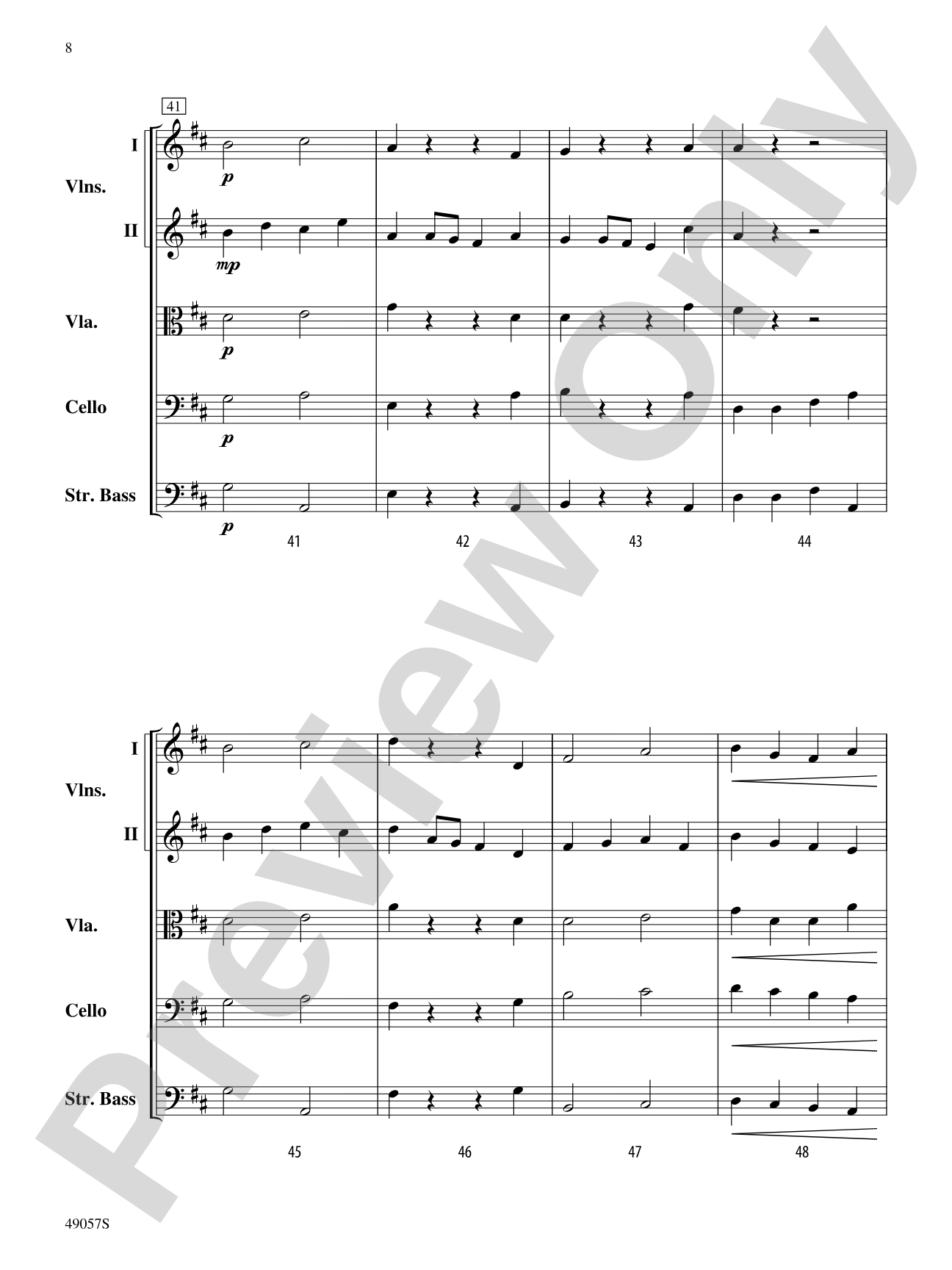 Esprit de Corps: String Orchestra Conductor Score & Parts