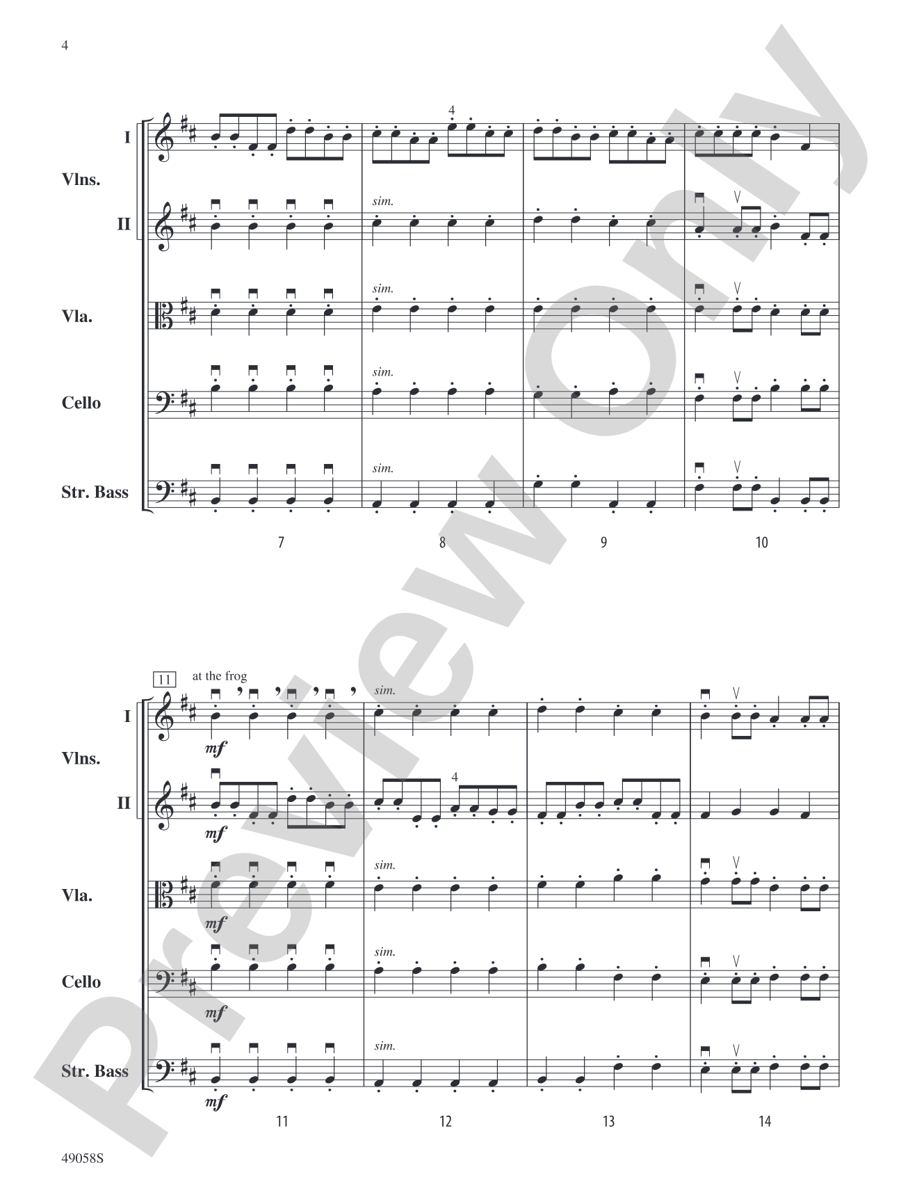 Broken Runes: String Orchestra Conductor Score & Parts
