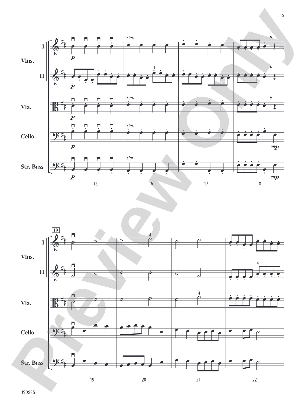 Broken Runes: String Orchestra Conductor Score & Parts