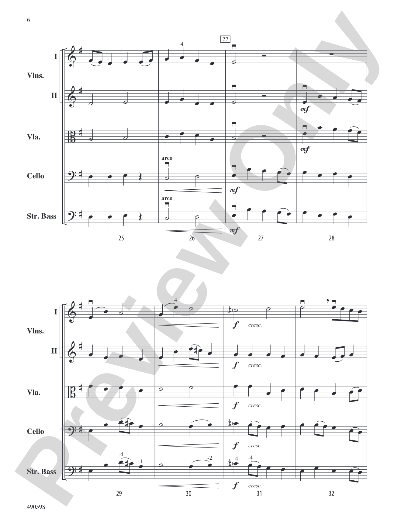 Sinfonietta for Strings: String Orchestra Conductor Score & Parts