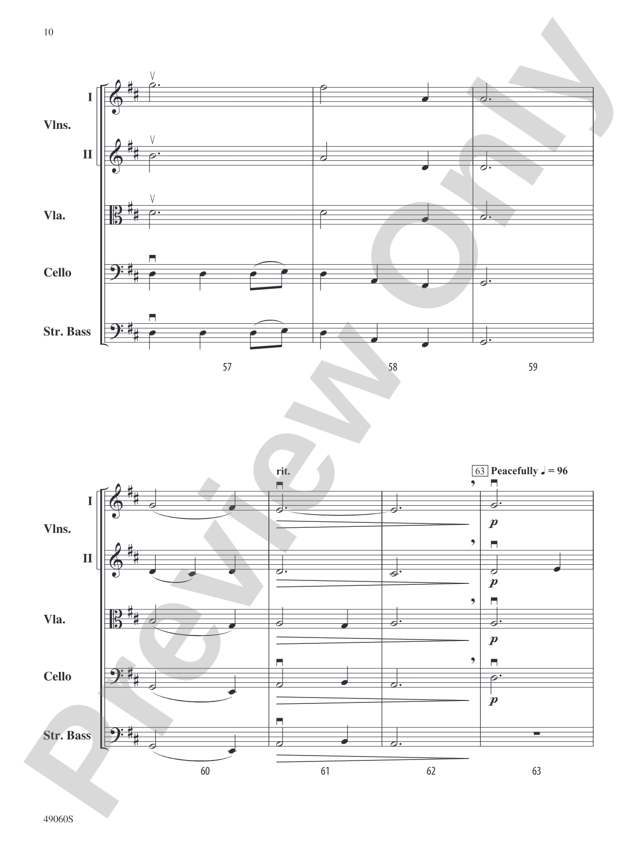 Majestic Moonlight: String Orchestra Conductor Score & Parts