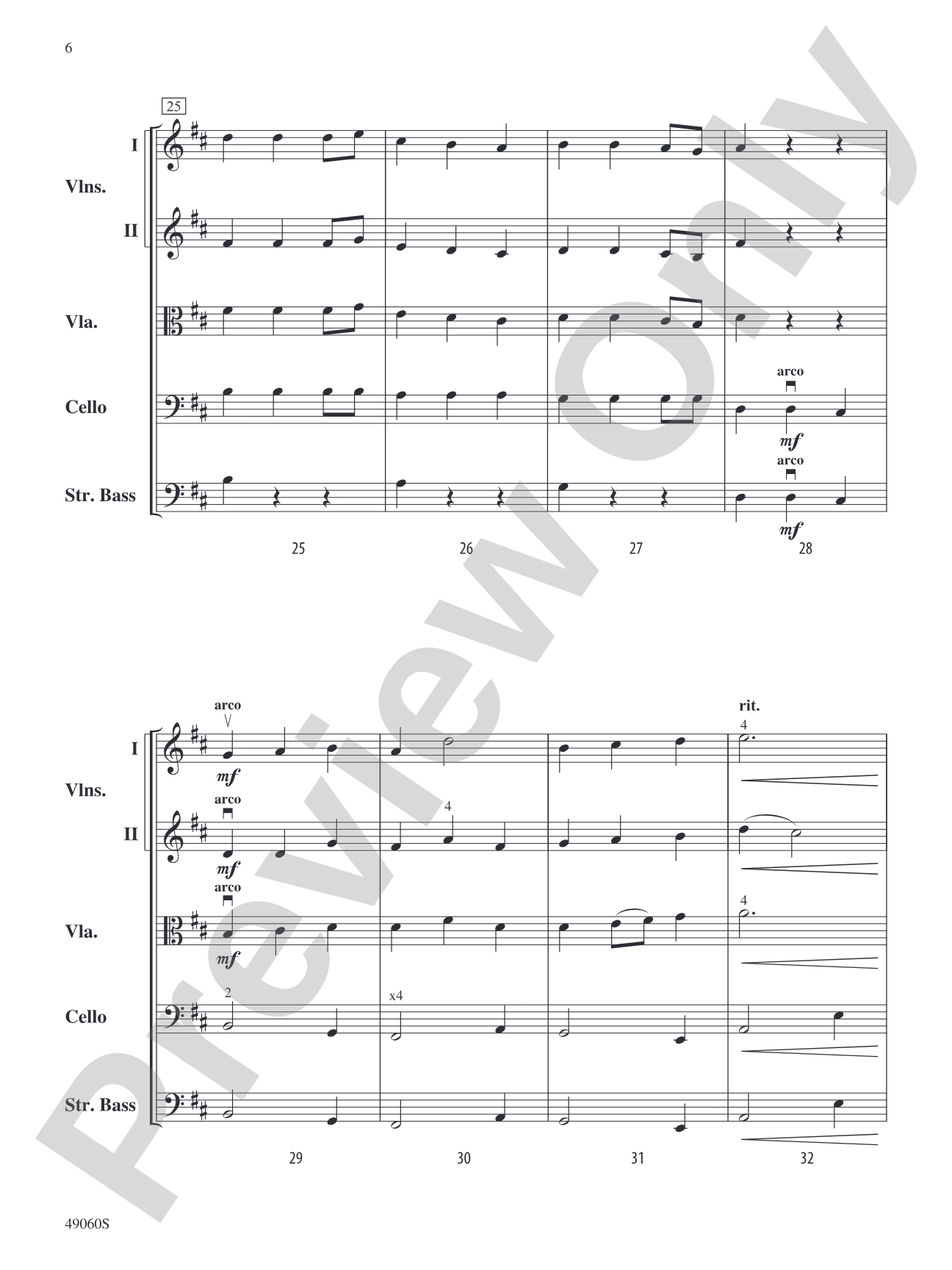 Majestic Moonlight: String Orchestra Conductor Score & Parts