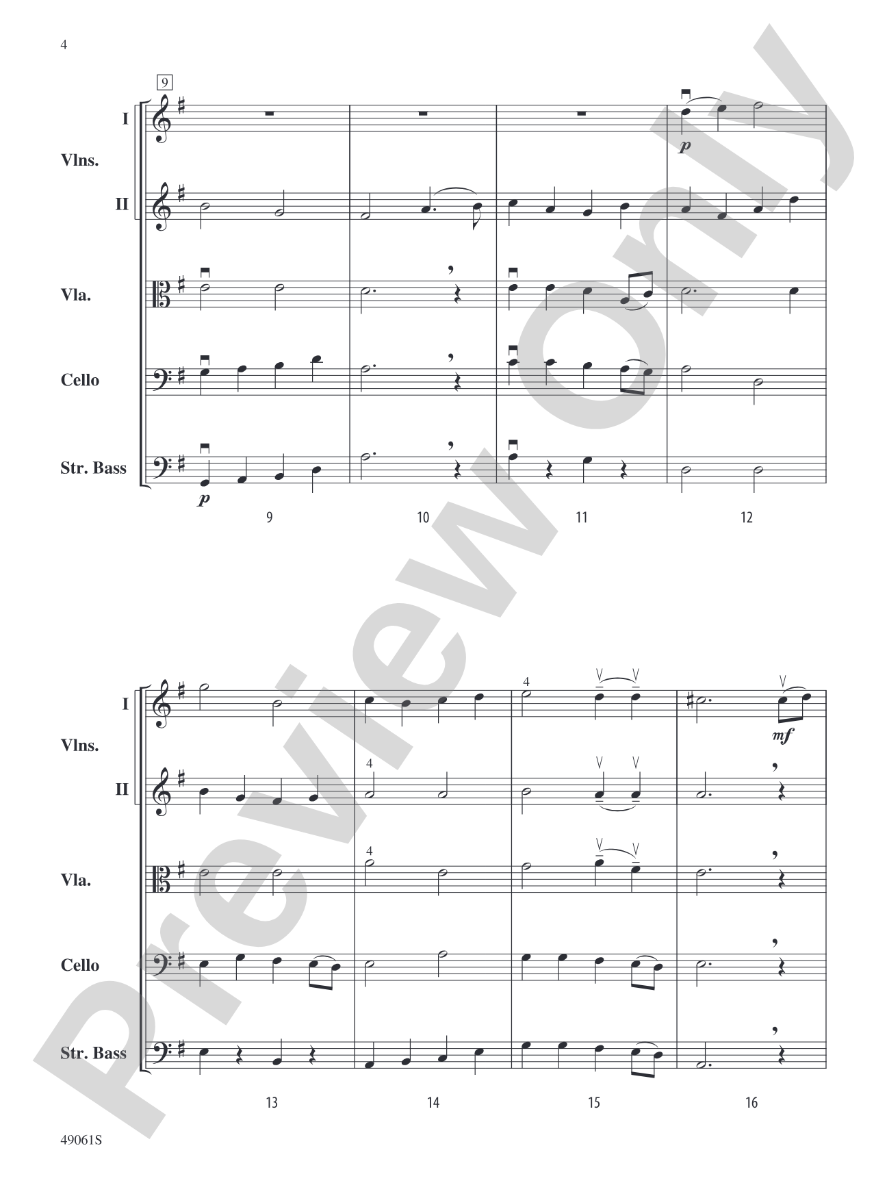 Hanerot Halalu: String Orchestra Conductor Score & Parts