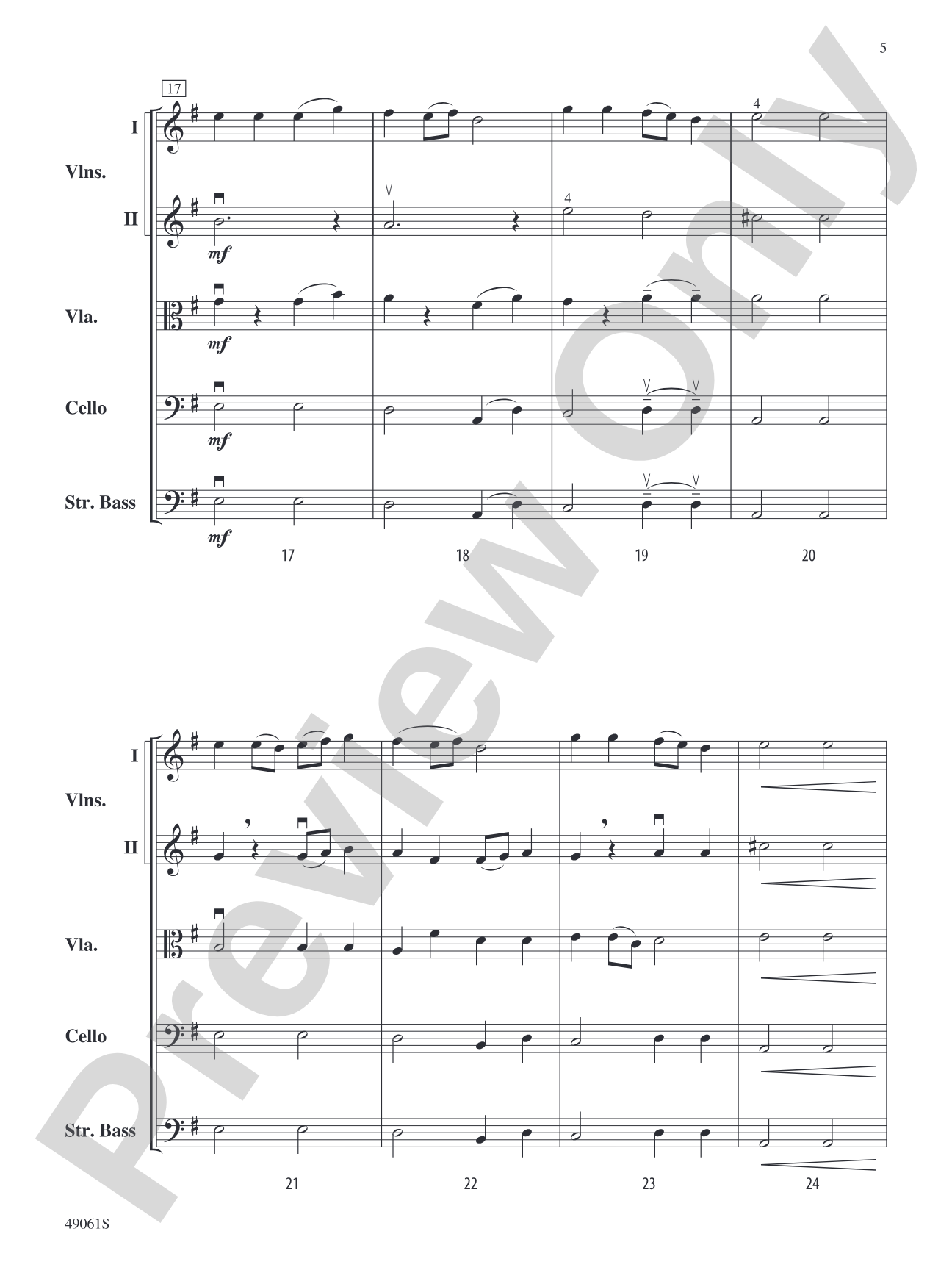 Hanerot Halalu: String Orchestra Conductor Score & Parts