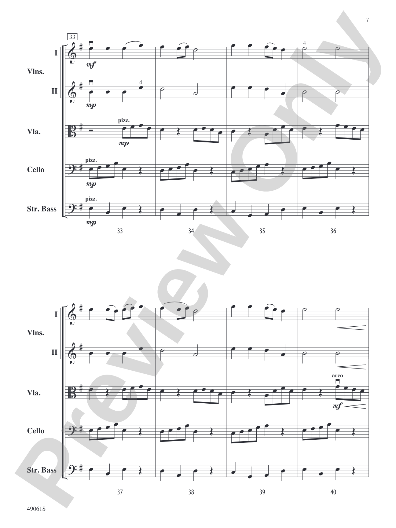 Hanerot Halalu: String Orchestra Conductor Score & Parts