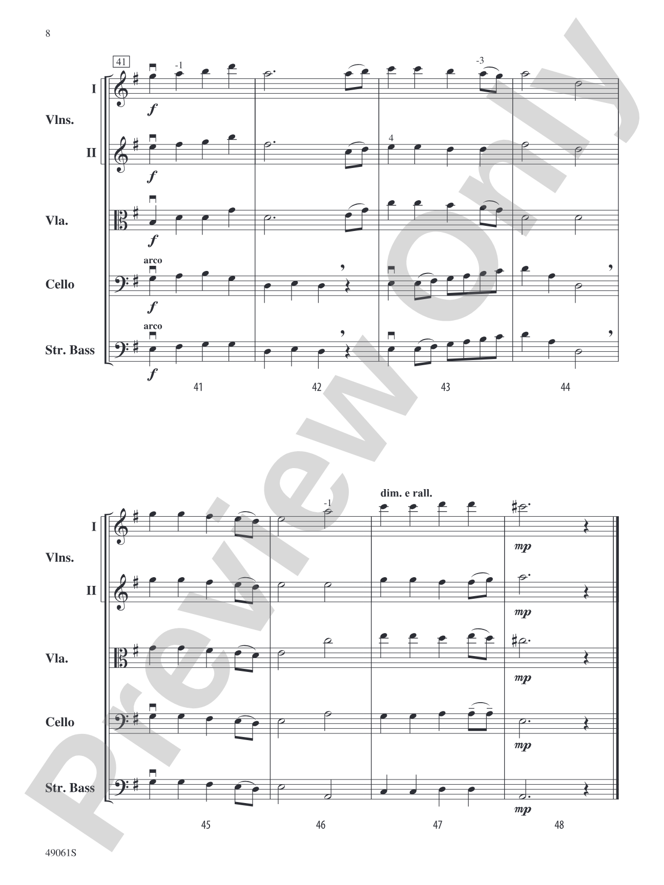 Hanerot Halalu: String Orchestra Conductor Score & Parts