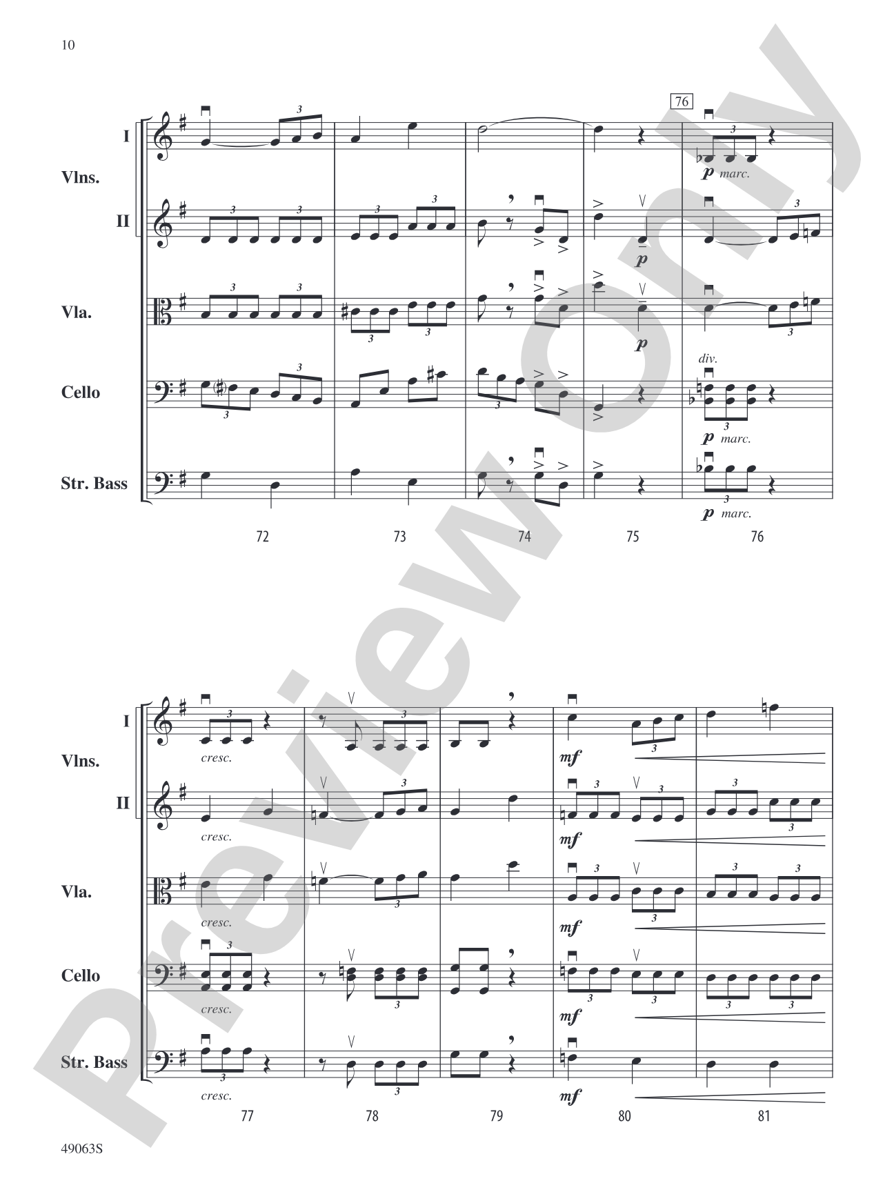 Ad Astra: String Orchestra Conductor Score & Parts